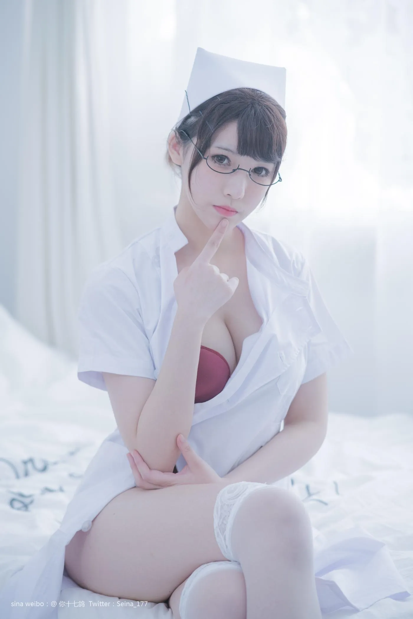你十七鸽 – NO.03 白色护士-白色护士成片 [51P]插图6